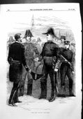 Old Print New Naval Uniforms Admiral Captain Lieutenant Cadet 1856 Ref.2 19th