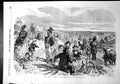 Antique Old Print Eight Hours At Sea Side John Leech Families Relaxing 1856