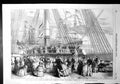 Old Antique Print Naval Review Dance On Board Hms Caesar Capt Robb 1856 19th