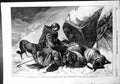 Old Antique Print Severe Weather R Ansdell Shepherd Sheep Dog Storm 1856 19th