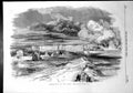 Original Old Antique Print Destruction Docks Sebastopol Shelling Sea 1856 19th