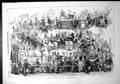 Old Antique Print Lord Mayors Show Pageant Civic Procession London 1853 19th