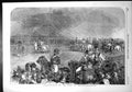 Old Antique Print Imperial Visit Camp Helfaut Emperor Empress French 1853 19th