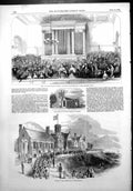 Antique Print Glouchester Music Festival Concert Opening Swansea School1853
