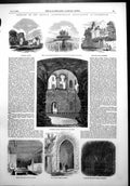 Antique Old Print Archaeological Soc Meeting Rochester Allington Castle 1853