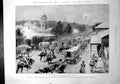 Antique Old Print Transvaal War Troops Returning Ladysmith After Sortie 1899
