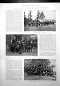 Antique Old Print Transvaal War Mountain Batteries Artillery 4Th Battery 1899