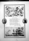 Old Antique Print Wellington Waterloo Reverse Twas In Trafalgars Bay 1899 19th