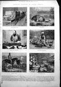 Old Antique Print Ostrich Farming South Africa Incubating Room Nest 1878 19th