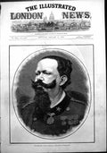 Old Antique Print Late King Victor Emmanuel First King United Italy 1878 19th