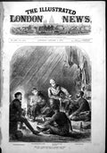 Old Antique Print War Quiet Half Hour Mehemet Alis Tent Col Maitland 1878 19th