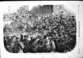 Antique Print Paris Bourse Speculating For Rise Replace Gambling House 1854