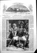 Antique Old Print Bashi Bozouk Relic Oriental Barbarism Band Marauders 1854