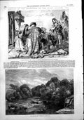 Antique Print Letter Writer Seville J Phillip Woodland Teks T Creswick 1854