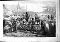 Old Antique Print Kara Fatima Hanoun Kurd Cavalcade Constantinople 1854 19th
