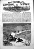 Antique Old Print Road Constantinople Travelling Party Crossing Balkans 1854