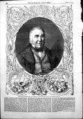 Old Print Vice Admiral Sir Charles Napier Kgb Commander Baltic Fleet 1854 19th