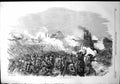 Old Antique Print Battle Citate Turks Attacked Battery Street Citate 1854 19th