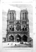 Old Antique Print Queen Visit Notre Dame Bed Chamber Palace St Cloud 1855 19th