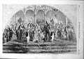 Antique Old Print Grape Vine Mildew Visit Queen Dublin Great Exhibition 1853