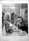 Old Antique Print War Hall C Taffs Transvaal War Trenches Mafeking 1899 19th