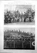 Old Print Third Infantry Division Gordon Highlanders Hussars Scouting1899 19th