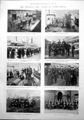 Antique Print Transvaal Troops Royal Engineers Scottish Rifles Lancers 1899