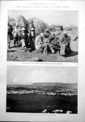 Old Antique Print Lekuku Khamas General Durban Spartan Hospital Ship 1899 19th