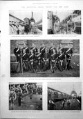 Antique Print Troops Transvaal Kinfauns Castle Col Mainwaring Hussars 1899 19th