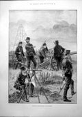 Antique Old Print Transvaal Artillery Dragoon Guards Gordon Highlanders 1899
