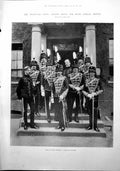 Antique Old Print Transvaal 10Th Royal Hussars Connaught Rangers Adjudant1899