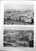 Antique Old Print Royal Yacht Squadron Barrage Nile Before Nile Floods 1899