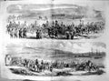Old Antique Print Funeral Lord Raglan Procession Arrival Kazatch Bay 1855 19th