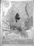 Antique Old Print Map European Russia Encroachments Adjacent Countries 1855