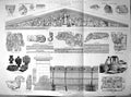 Antique Print British Museum Nimroud Antiquities Pottery Ivory Bronze 1852 19th