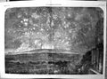 Old Antique Print Peace Fireworks Primrose Hill Grand Finale Rockets 1856 19th