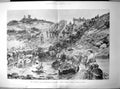 Old Print Transvaal War Transport Field Battery Fording River Floos 1899 19th