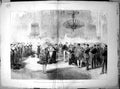 Antique Print Investiture King Italy Order Garter Quirnal Palace Rome 1878 19th