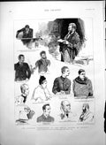 Antique Old Print Parnell Commission Courts Justice Mr Murphy Mr Ronan 1888