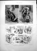 Antique Print Deer Shooting Epping Forest Mrs Hull Princess Wilhelmina 1888
