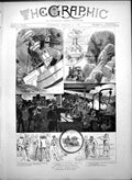 Old Antique Print Naval Mobilisation Collingwood Gale Rupert Attack 1888 19th
