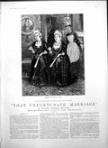 Antique Print That Unfortunate Marriage S HallLittle Women Smiling 1888
