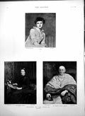 Antique Old Print Effie Mrs Arthur Street His Eminence Cardinal Manning 1888