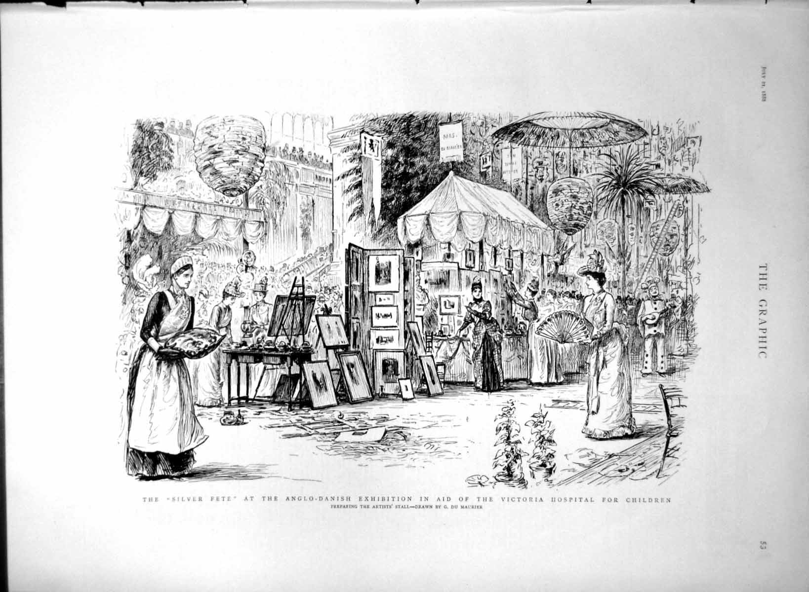 Old Silver Fete Anglo Danish Exhibition Victoria Hospital Children188 Victorian