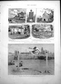 Antique Print Kelly High Jump Champion Ireland Ponsonby Estate Ireland 1888