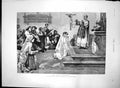 Original Old Antique Print First Communion S Melton Fisher Royal Academy 1887