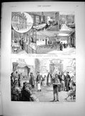 Antique Old Print New Siers Institute York Sinhalese Marriage High Life 1887