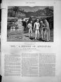 Antique Print She History Adventure E Johnson Triumph Billali Met Men 1886 19th