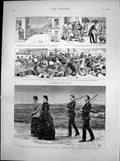 Old Antique Print Crisis Bulgaria Elections Sofia Boycotting Ireland 1886 19th