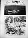 Old Antique Print River Fete Bedford Disaster Crarae Quarry Lochfyne 1886 19th